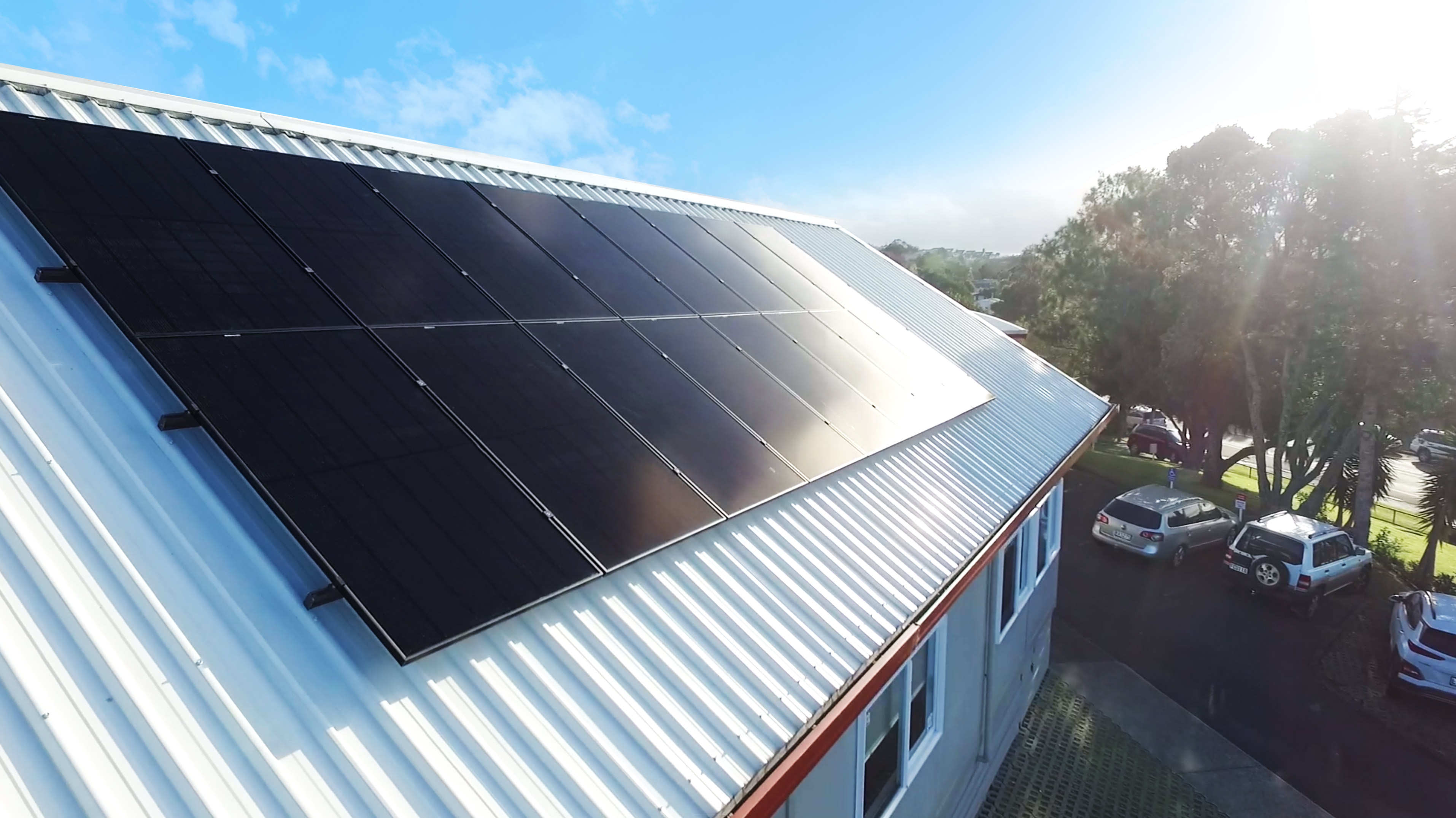 Wairau-Valley-Special-School-REC-solar-skysolar-panels-close-up